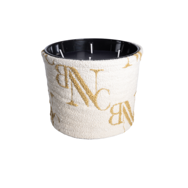 Mountain Chic Candle Large bruine textielcover